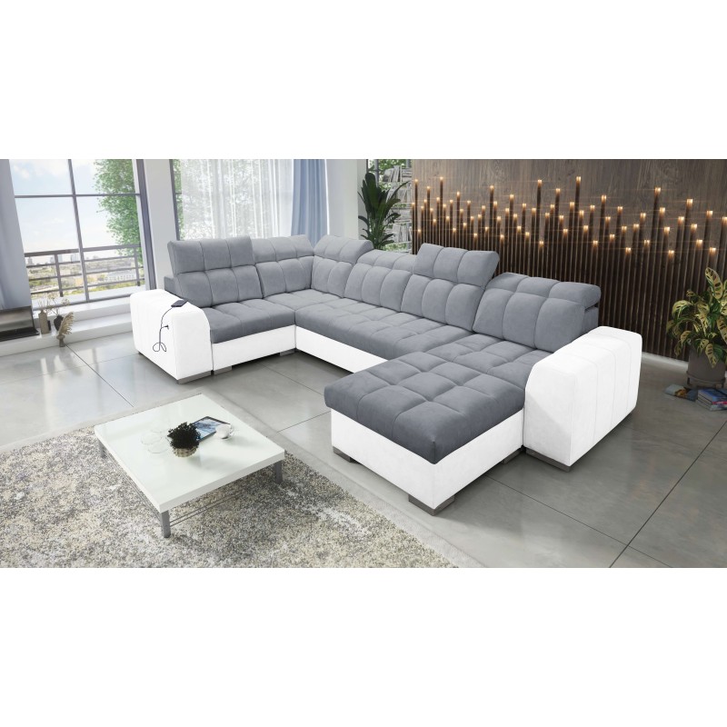 bMeta Title:/b U-förmiges Ecksofa Prisma IV mit Schlaffunktion | Samt | Haustierfreundlich, Terra 92 + Kunstleder bMeta Title:/b U-förmiges Ecksofa Prisma IV mit Schlaffunktion | Samt | Haustierfreundlich, Terra 92 + Kunstleder