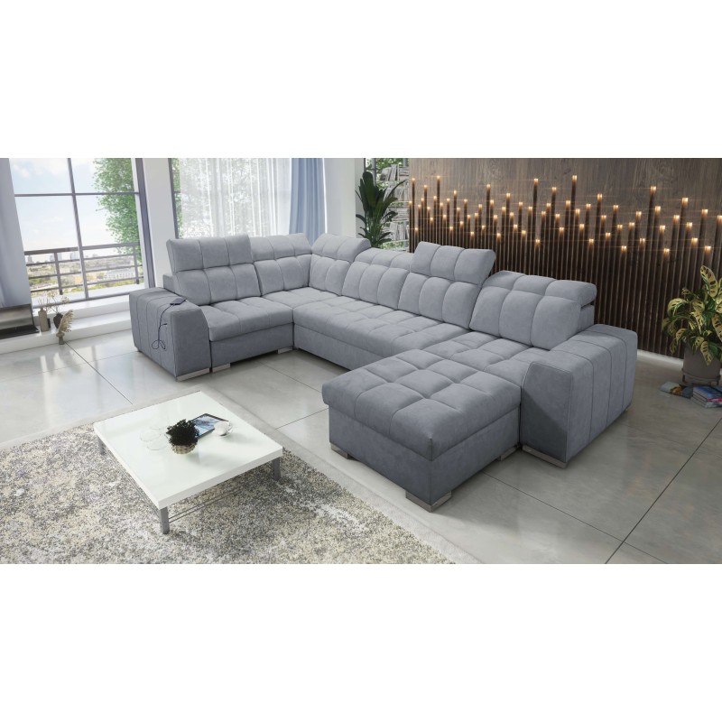 bMeta Title:/b Narożnik w kształcie U Prisma IV z funkcją spania | Velvet | Pet friendly, Terra 92