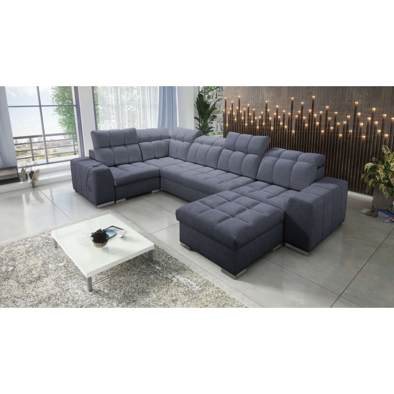 bMeta Title:/b Narożnik w kształcie U Prisma IV z funkcją spania | Velvet | Pet friendly, Terra 96