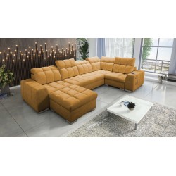 bMeta Title:/b Narożnik w kształcie U Prisma IV z funkcją spania | Velvet | Pet friendly, Terra 48