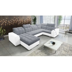 bMeta Title:/b Narożnik w kształcie U Prisma IV z funkcją spania | Velvet | Pet friendly, Terra 92 + Ecoskóra
