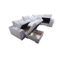 **Meta Title:** U-Shaped Sofa Prisma IV with Sleeping Function | Velvet | Pet Friendly, Terra 96 **Meta Title:** U-Shaped Sofa Prisma IV with Sleeping Function | Velvet | Pet Friendly, Terra 96
