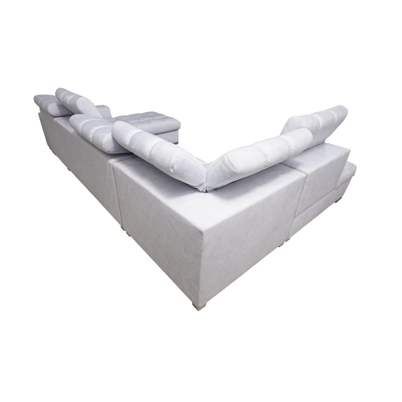U-shaped corner sofa Prisma VI with a sleeping function, USB port, and storage - Velvet | Pet friendly, Terra 06 U-shaped corner sofa Prisma VI with a sleeping function, USB port, and storage - Velvet | Pet friendly, Terra 06