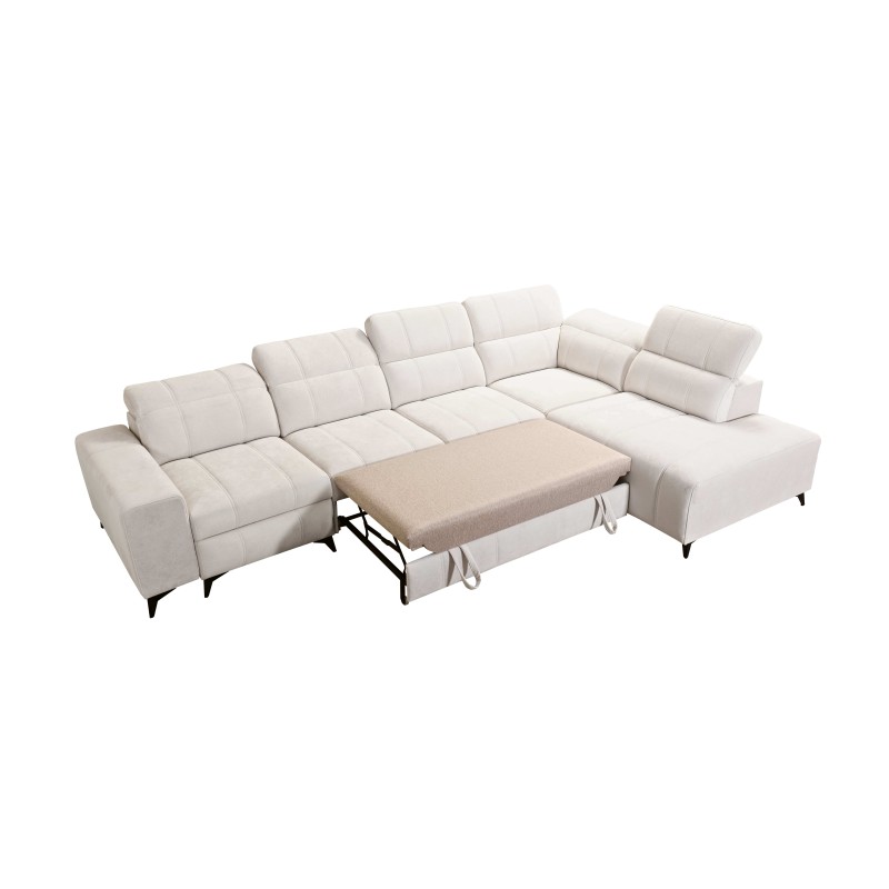 Ballagio XI Mix corner sofa with sleeping and relaxation function – Elegance and functionality in one Ballagio XI Mix corner sofa with sleeping and relaxation function – Elegance and functionality in one
