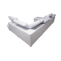 Sofá esquinero en forma de U Prisma VI con función de cama, puerto USB y compartimiento - Terciopelo | Apto para mascotas, Terra Sofá esquinero en forma de U Prisma VI con función de cama, puerto USB y compartimiento - Terciopelo | Apto para mascotas, Terra