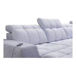 U-shaped corner sofa Prisma VI with sleeping function, USB port, and storage - Velvet | Pet friendly, Terra 96 U-shaped corner sofa Prisma VI with sleeping function, USB port, and storage - Velvet | Pet friendly, Terra 96