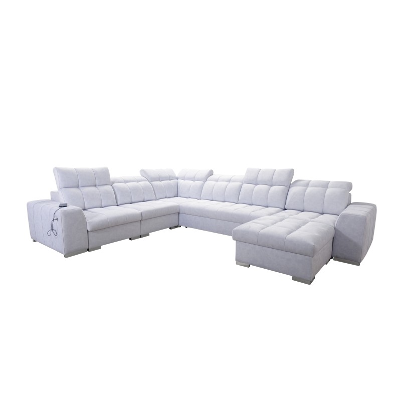 U-shaped corner sofa Prisma VIII with a sleeping function and port U-shaped corner sofa Prisma VIII with a sleeping function and port