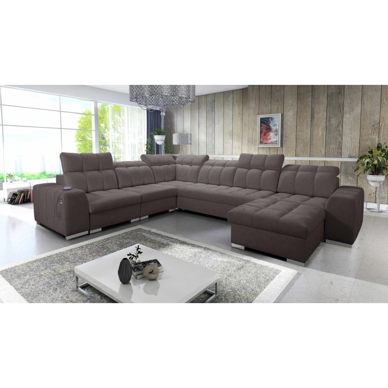 U-förmiges Ecksofa Prisma VIII mit Schlaffunktion und Anschluss U-förmiges Ecksofa Prisma VIII mit Schlaffunktion und Anschluss