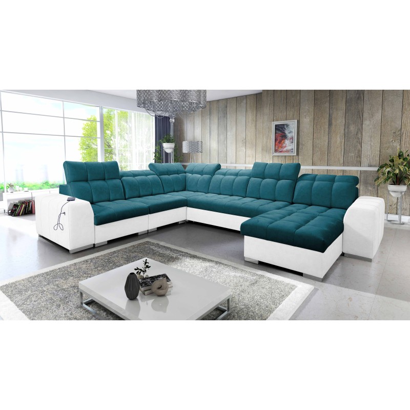 U-förmiges Ecksofa Prisma VIII mit Schlaffunktion und Anschluss U-förmiges Ecksofa Prisma VIII mit Schlaffunktion und Anschluss
