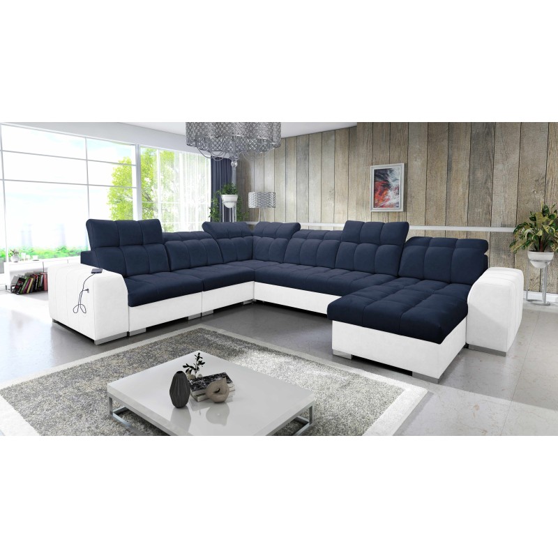U-förmiges Ecksofa Prisma VIII mit Schlaffunktion und Anschluss U-förmiges Ecksofa Prisma VIII mit Schlaffunktion und Anschluss