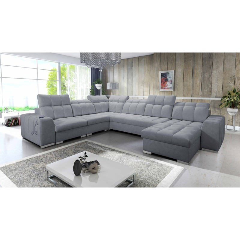 U-förmiges Ecksofa Prisma VIII mit Schlaffunktion und Anschluss U-förmiges Ecksofa Prisma VIII mit Schlaffunktion und Anschluss