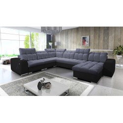 U-shaped corner sofa Prisma VIII with a sleeping function and port U-shaped corner sofa Prisma VIII with a sleeping function and port