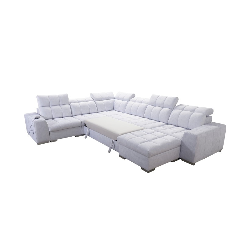 U-shaped corner sofa Prisma VIII with a sleeping function and port U-shaped corner sofa Prisma VIII with a sleeping function and port