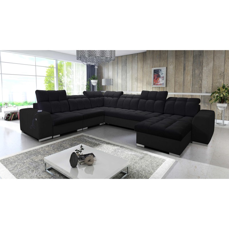 U-förmiges Ecksofa Prisma VIII mit Schlaffunktion und Anschluss U-förmiges Ecksofa Prisma VIII mit Schlaffunktion und Anschluss