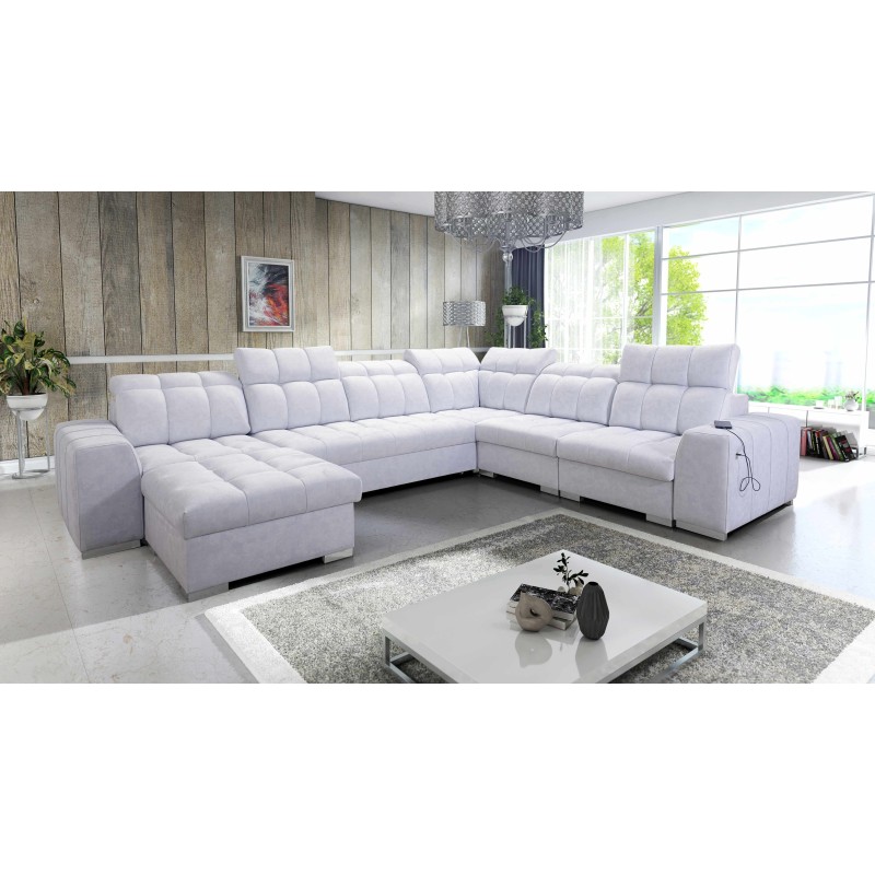U-förmiges Ecksofa Prisma VIII mit Schlaffunktion und Anschluss U-förmiges Ecksofa Prisma VIII mit Schlaffunktion und Anschluss