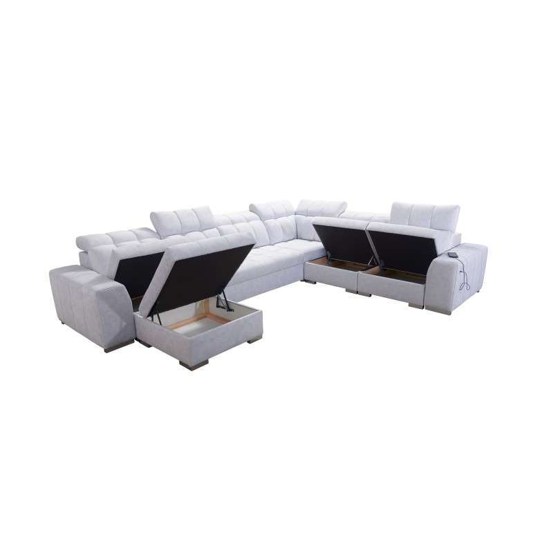 U-förmiges Ecksofa Prisma VIII mit Schlaffunktion und Anschluss U-förmiges Ecksofa Prisma VIII mit Schlaffunktion und Anschluss
