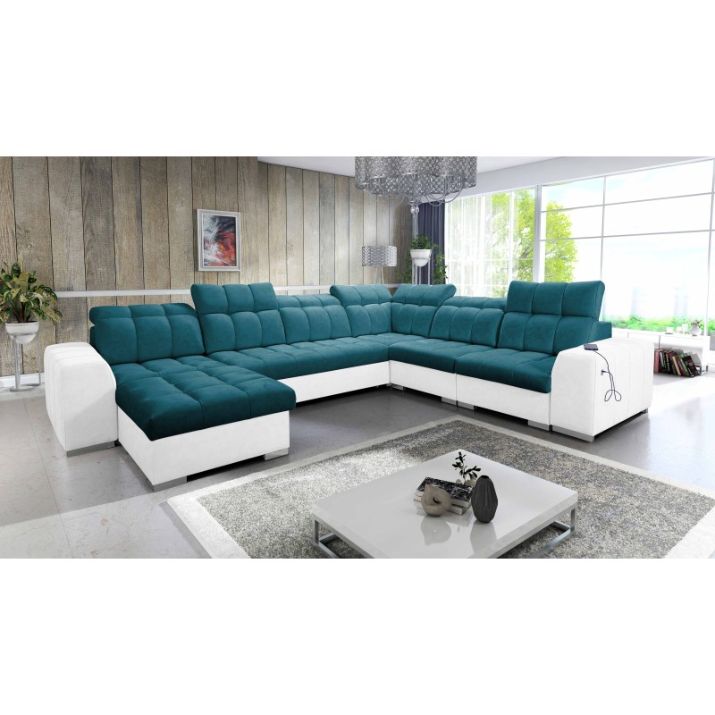 U-förmiges Ecksofa Prisma VIII mit Schlaffunktion und Anschluss U-förmiges Ecksofa Prisma VIII mit Schlaffunktion und Anschluss