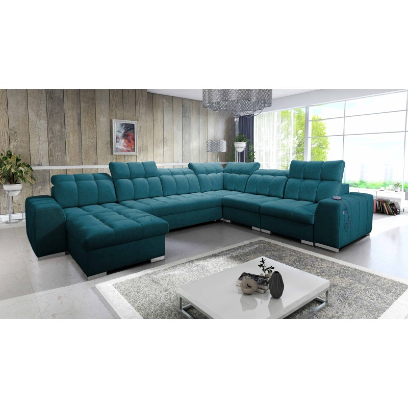 U-förmiges Ecksofa Prisma VIII mit Schlaffunktion und Anschluss U-förmiges Ecksofa Prisma VIII mit Schlaffunktion und Anschluss