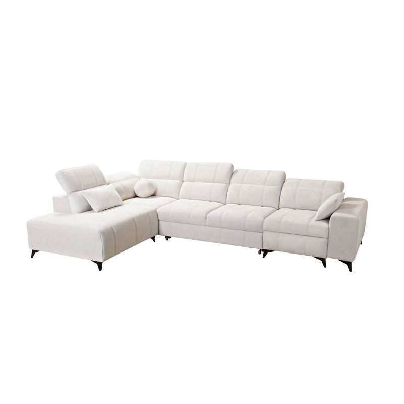 Ballagio XI Mix corner sofa with sleeping and relaxation function – Elegance and functionality in one Ballagio XI Mix corner sofa with sleeping and relaxation function – Elegance and functionality in one