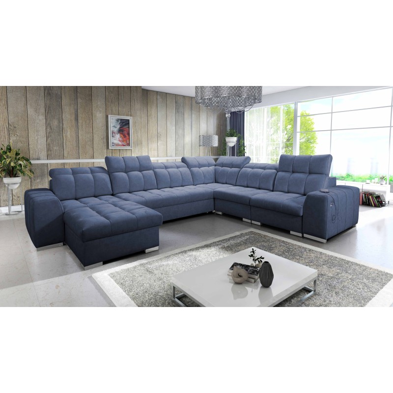 U-förmiges Ecksofa Prisma VIII mit Schlaffunktion und Anschluss U-förmiges Ecksofa Prisma VIII mit Schlaffunktion und Anschluss