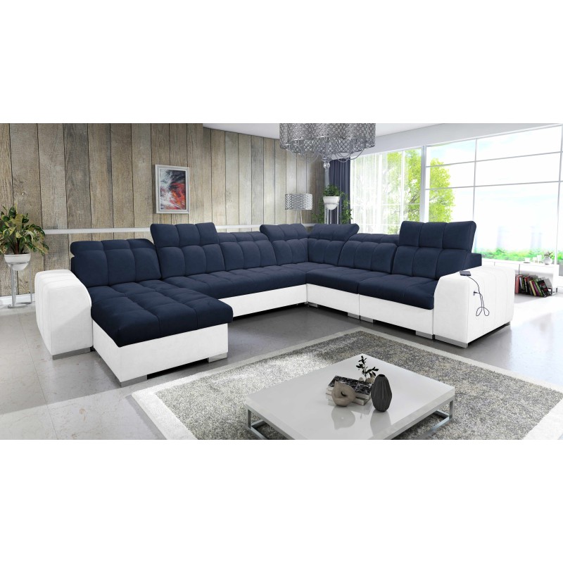 U-förmiges Ecksofa Prisma VIII mit Schlaffunktion und Anschluss U-förmiges Ecksofa Prisma VIII mit Schlaffunktion und Anschluss