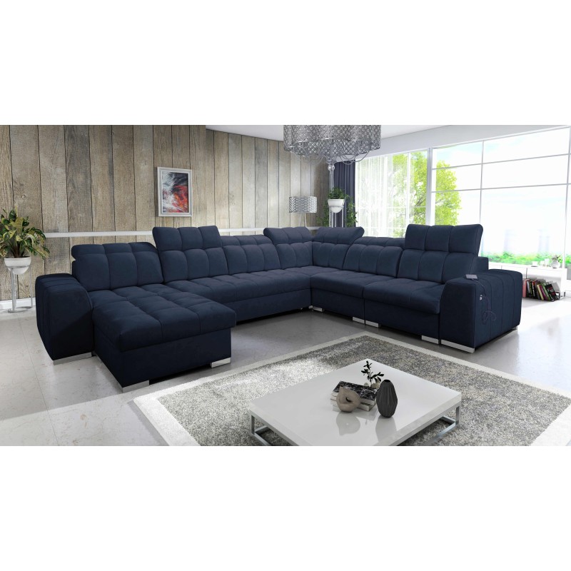U-förmiges Ecksofa Prisma VIII mit Schlaffunktion und Anschluss U-förmiges Ecksofa Prisma VIII mit Schlaffunktion und Anschluss