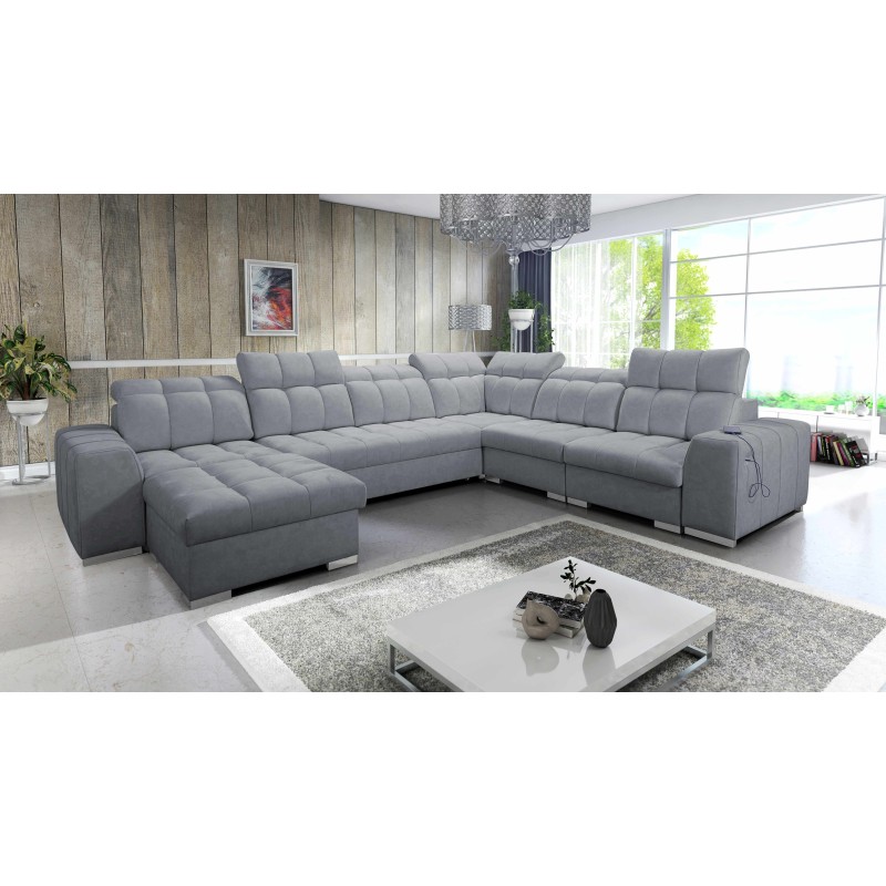 U-förmiges Ecksofa Prisma VIII mit Schlaffunktion und Anschluss U-förmiges Ecksofa Prisma VIII mit Schlaffunktion und Anschluss