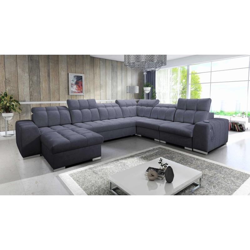 U-förmiges Ecksofa Prisma VIII mit Schlaffunktion und Anschluss U-förmiges Ecksofa Prisma VIII mit Schlaffunktion und Anschluss