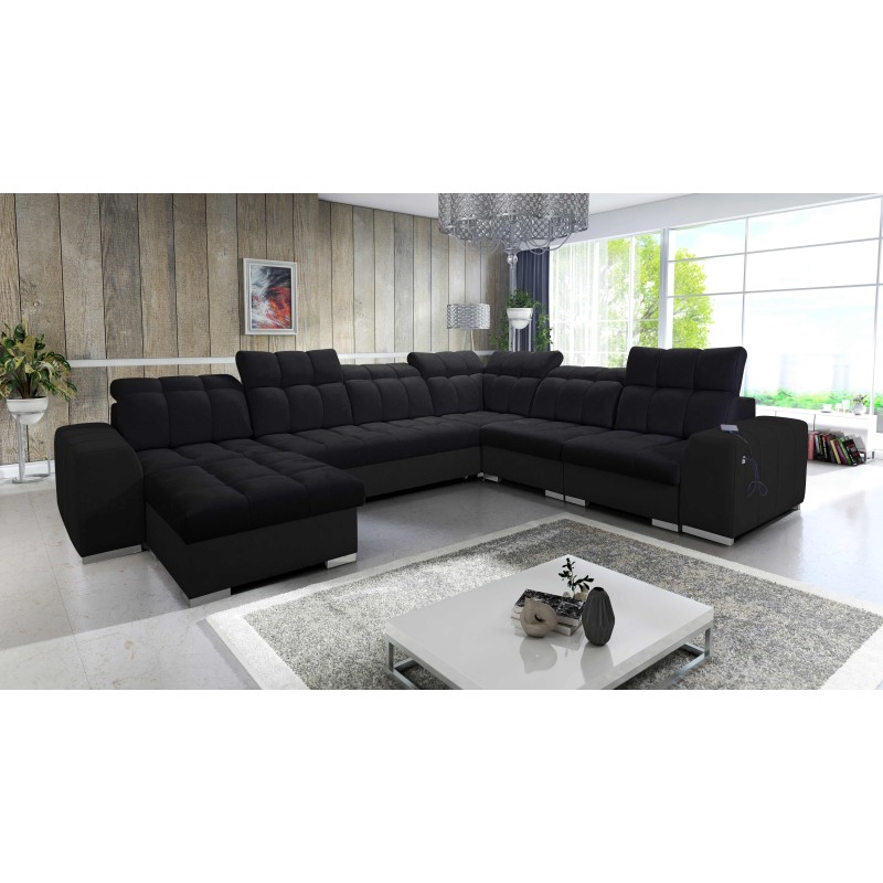 U-förmiges Ecksofa Prisma VIII mit Schlaffunktion und Anschluss U-förmiges Ecksofa Prisma VIII mit Schlaffunktion und Anschluss