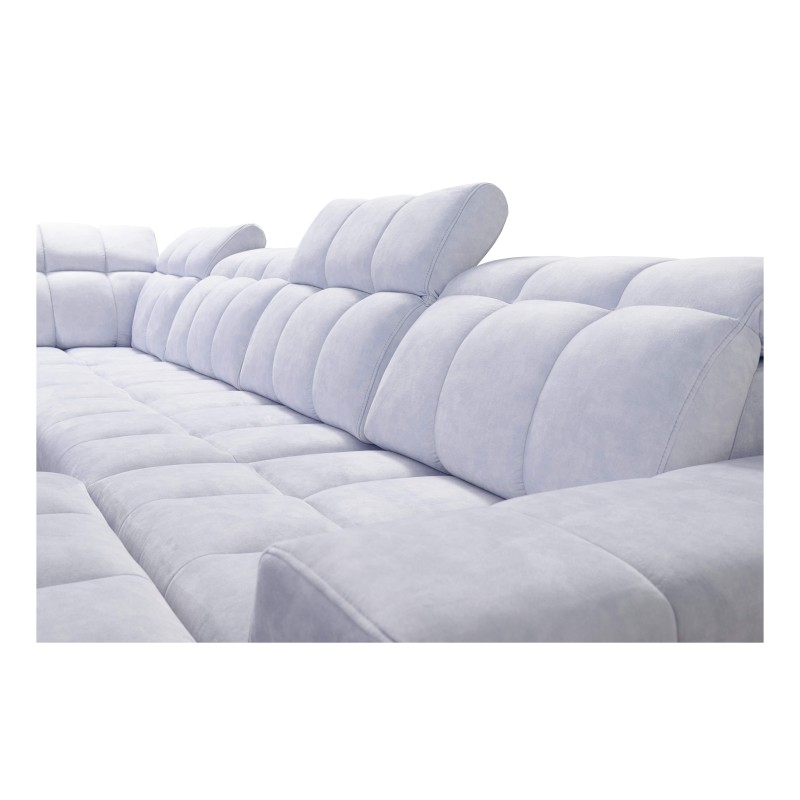 Prisma X Ecksofa mit Schlaffunktion, USB-Anschluss und Bettkasten - Velvet | Haustierfreundlich, Terra 06 + Ökoleder Prisma X Ecksofa mit Schlaffunktion, USB-Anschluss und Bettkasten - Velvet | Haustierfreundlich, Terra 06 + Ökoleder