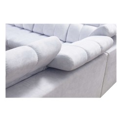 Ecksofa Prisma X mit Schlaffunktion, USB-Anschluss und Bettkasten - Samt | Haustierfreundlich, Terra 79 + Kunstleder Ecksofa Prisma X mit Schlaffunktion, USB-Anschluss und Bettkasten - Samt | Haustierfreundlich, Terra 79 + Kunstleder