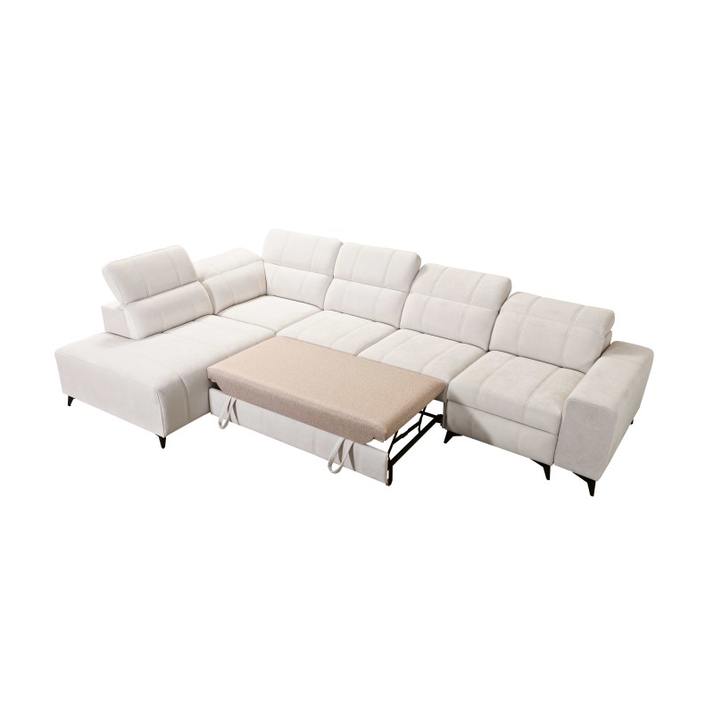 Ballagio XI Mix corner sofa with sleeping and relaxation function – Elegance and functionality in one Ballagio XI Mix corner sofa with sleeping and relaxation function – Elegance and functionality in one