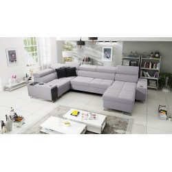 Ecksofa in U-Form Orbix IV Mini mit Schlaffunktion - unvergleichliche Kombination aus Stil und Komfort