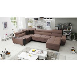 Ecksofa in U-Form Orbix IV Mini mit Schlaffunktion - unvergleichliche Kombination aus Stil und Komfort