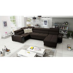 Ecksofa in U-Form Orbix IV Mini mit Schlaffunktion - unvergleichliche Kombination aus Stil und Komfort