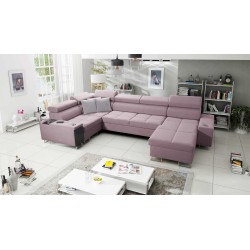 Ecksofa in U-Form Orbix IV Mini mit Schlaffunktion - unvergleichliche Kombination aus Stil und Komfort
