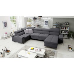 Ecksofa in U-Form Orbix IV Mini mit Schlaffunktion - unvergleichliche Kombination aus Stil und Komfort