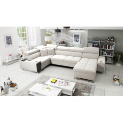 Ecksofa in U-Form Orbix IV Mini mit Schlaffunktion - unvergleichliche Kombination aus Stil und Komfort