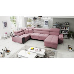 Ecksofa in U-Form Orbix IV Mini mit Schlaffunktion - unvergleichliche Kombination aus Stil und Komfort