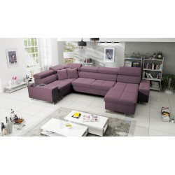 Ecksofa in U-Form Orbix IV Mini mit Schlaffunktion - unvergleichliche Kombination aus Stil und Komfort