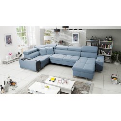 Ecksofa in U-Form Orbix IV Mini mit Schlaffunktion - unvergleichliche Kombination aus Stil und Komfort