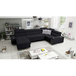 Ecksofa in U-Form Orbix IV Mini mit Schlaffunktion - unvergleichliche Kombination aus Stil und Komfort