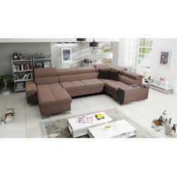 Ecksofa in U-Form Orbix IV Mini mit Schlaffunktion - unvergleichliche Kombination aus Stil und Komfort