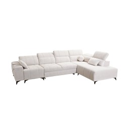 Ecksofa Ballagio XI mit Schlaffunktion in Gewebe Plecionka, Spring 1112 – Komfort und Stil in einem