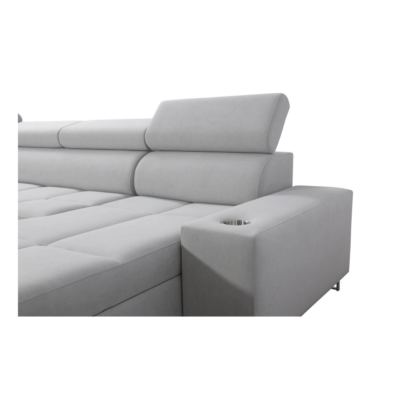 Ecksofa U Orbix IV Maxi mit Schlaffunktion - Geflecht, Sawana 84 Ecksofa U Orbix IV Maxi mit Schlaffunktion - Geflecht, Sawana 84