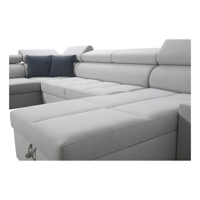 Ecksofa U Orbix IV Maxi mit Schlaffunktion - Geflecht, Sawana 84 Ecksofa U Orbix IV Maxi mit Schlaffunktion - Geflecht, Sawana 84