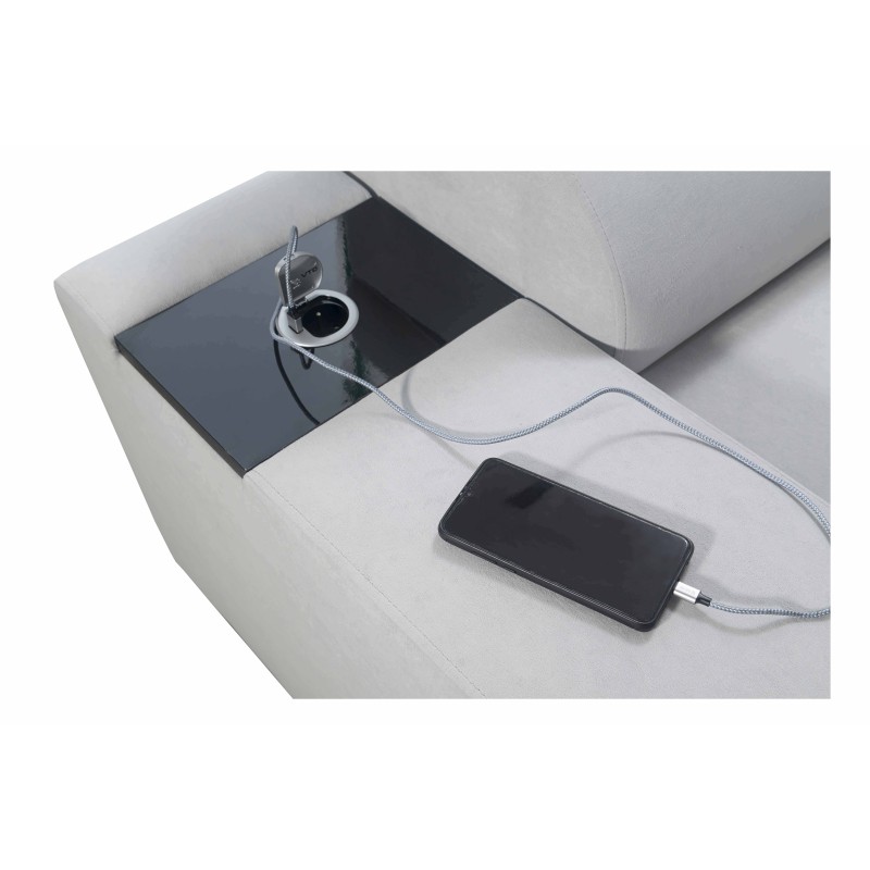 Ecksofa U Orbix IV Maxi mit Schlaffunktion - Geflecht, Sawana 84 Ecksofa U Orbix IV Maxi mit Schlaffunktion - Geflecht, Sawana 84