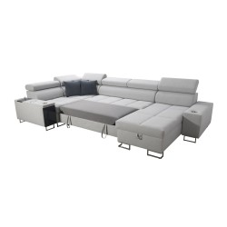 Ecksofa U Orbix IV Maxi mit Schlaffunktion - Samt, Ultario Samt 2960 Ecksofa U Orbix IV Maxi mit Schlaffunktion - Samt, Ultario Samt 2960