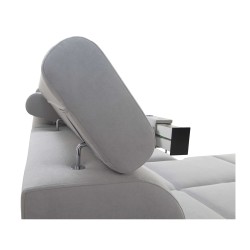 Corner Sofa U Orbix IV Maxi with Sleeping Function - Woven Fabric, Sawana 21