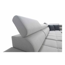 Ecksofa U Orbix IV Maxi mit Schlaffunktion - Flechtmuster, Sawana 26